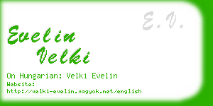 evelin velki business card